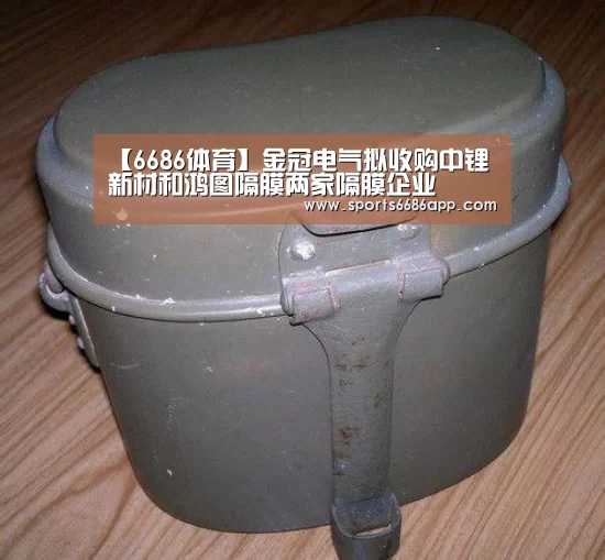 【6686体育】金冠电气拟收购中锂新材和鸿图隔膜两家隔膜企业(图1) 6686体育下载
